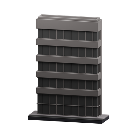 Modern Building  3D Icon