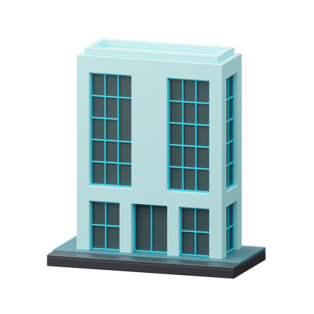 Modern building  3D Icon