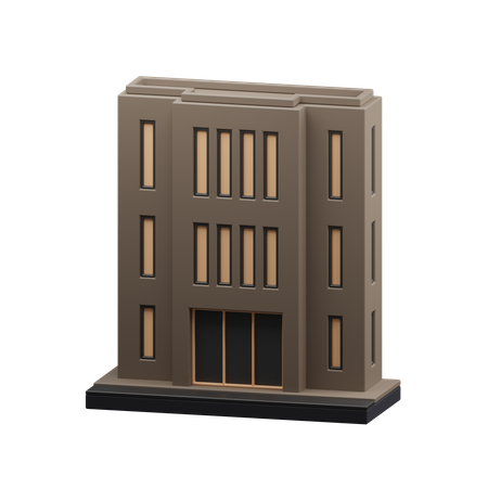 Modern building  3D Icon