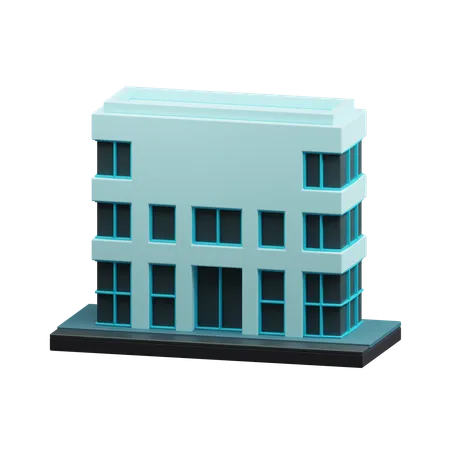 Modern building  3D Icon