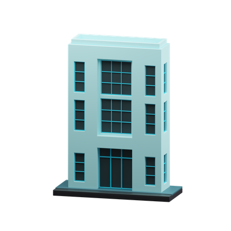 Modern building  3D Icon