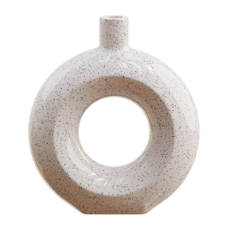 Modern Ceramic Vase 3D Icon