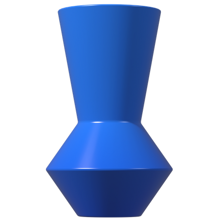 Modern Ceramic Vase 3D Illustration