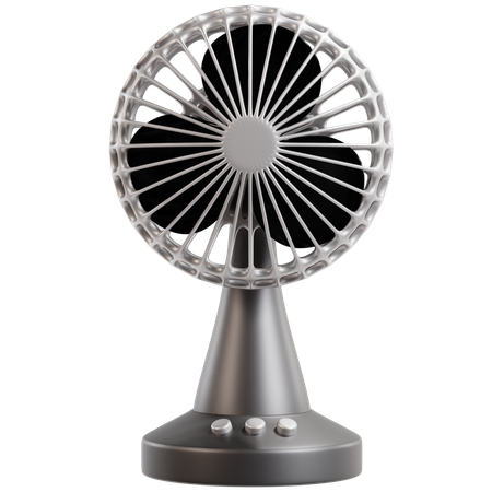 Modern Desk Fan Design  3D Icon