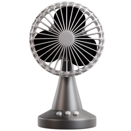 Modern Desk Fan Design  3D Icon