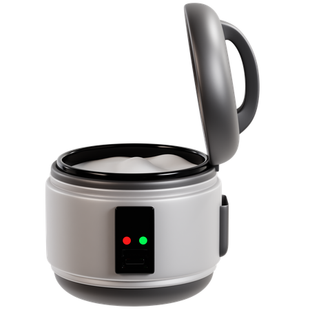 Modern Digital Rice Cooker  3D Icon