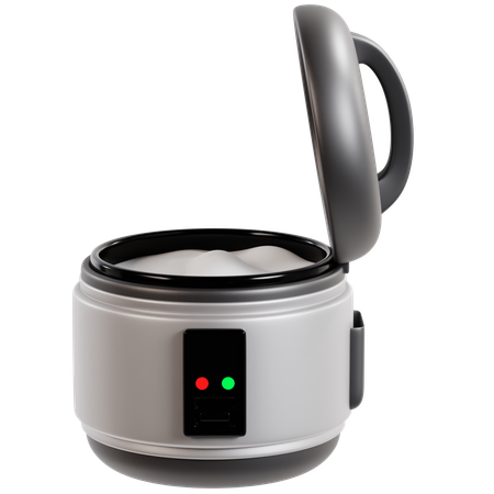 Modern Digital Rice Cooker  3D Icon