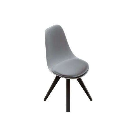 Modern Dining Chair 3 D Render Illustration 3D Icon