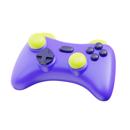 Modern gaming controller  3D Icon