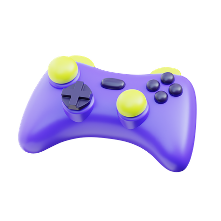 Modern gaming controller  3D Icon