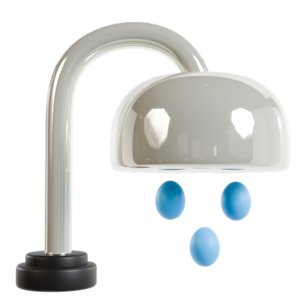Modern Hotel Shower Experience  3D Icon