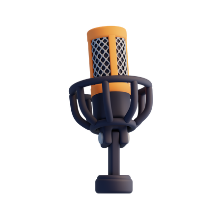 Modern microphone  3D Icon