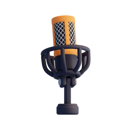 Modern microphone  3D Icon