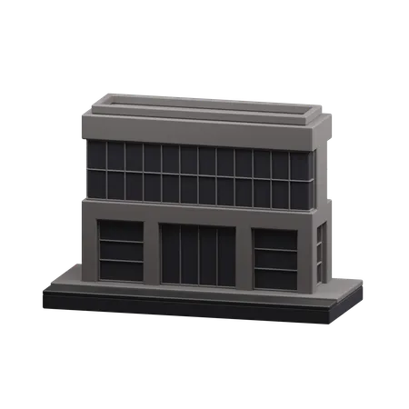Modern Office Building Download This Item Now 3D Icon