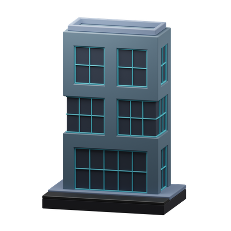 Modern Office building  3D Icon