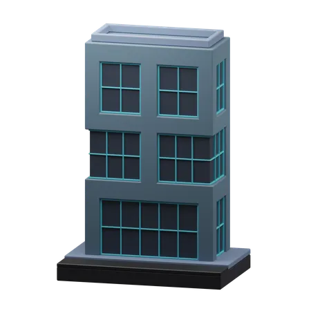 Modern Office Building Download This Item Now 3D Icon