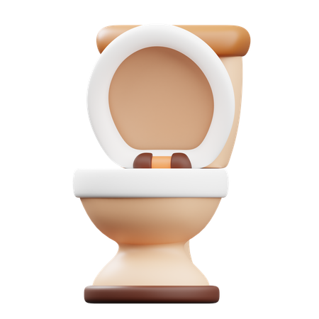 Modern Toilet  3D Icon