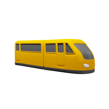 Modern Train  3D Icon