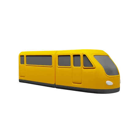 Modern Train  3D Icon