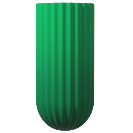 Moderne Keramikvase  3D Illustration