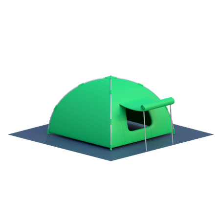 Modernes Zelt  3D Icon