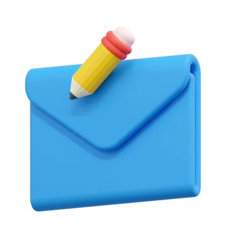 Modifier l'e-mail  3D Icon