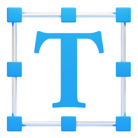 Éditer le texte  3D Icon