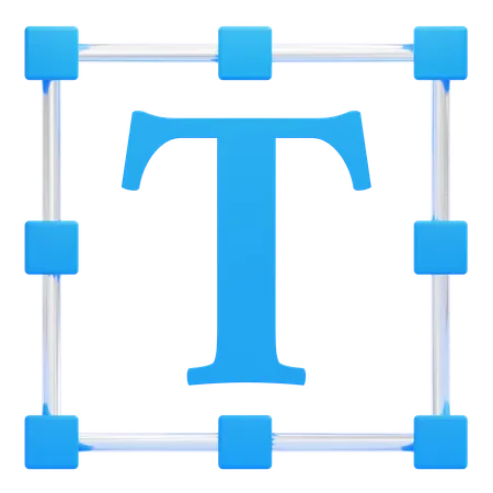 Éditer le texte  3D Icon