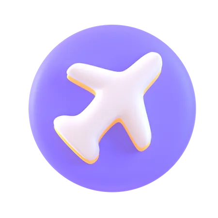 Modo avião  3D Icon