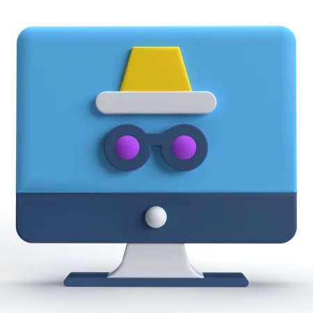 Modo incognito  3D Icon