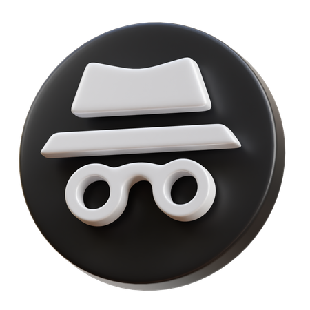 Modo incognito  3D Icon