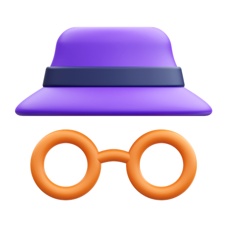 Modo incognito  3D Icon