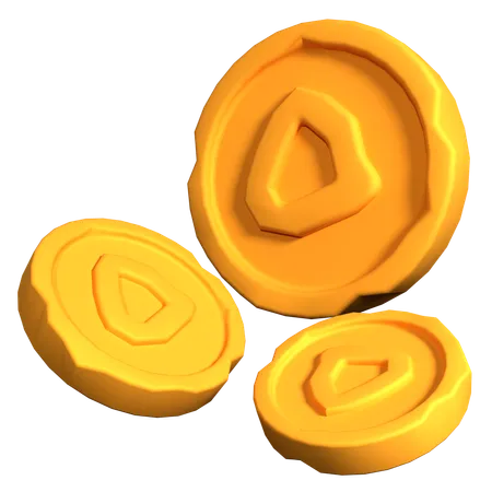 Moeda  3D Icon