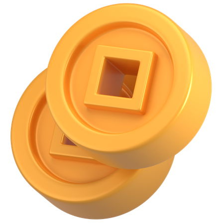 Moeda  3D Icon