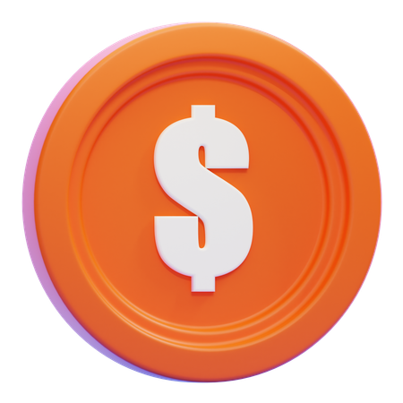 Moeda  3D Icon