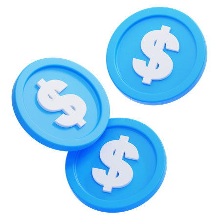 Moeda  3D Icon