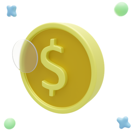 Moeda  3D Icon