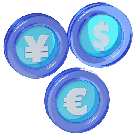 Moeda  3D Icon