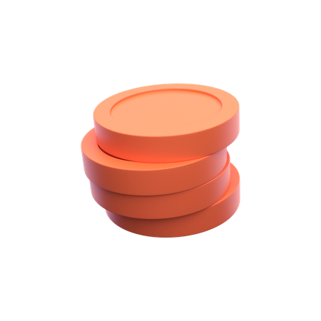Moeda  3D Icon