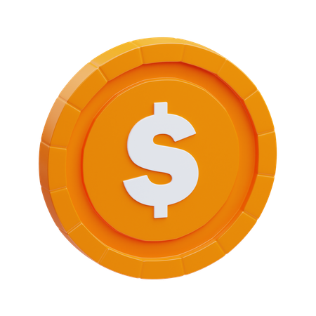 Moeda  3D Icon