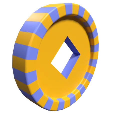 Moeda  3D Icon