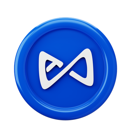 Moeda Axie Infinity AXS  3D Icon