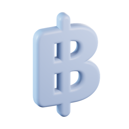 Moeda baht  3D Icon