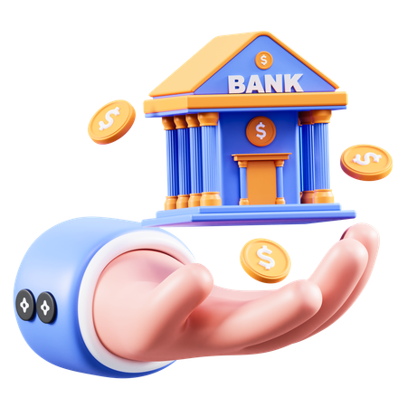 Moeda bancária  3D Icon