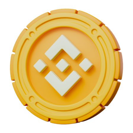 Moeda binance  3D Icon