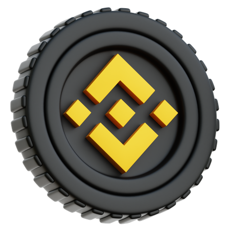 Moeda Binance BNB  3D Icon