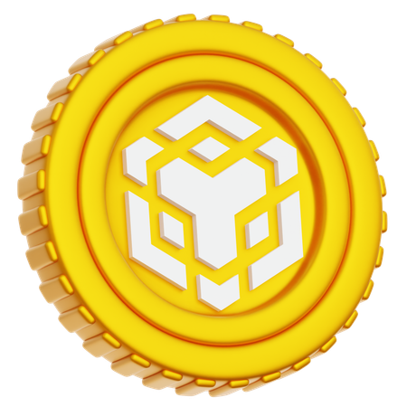 Moeda binance bnb  3D Icon