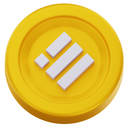Moeda binária  3D Icon