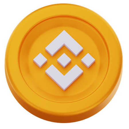 Moeda binária  3D Icon
