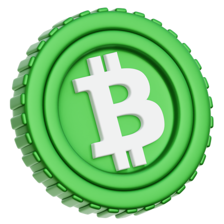 Moeda Bitcoin Cash BCH  3D Icon